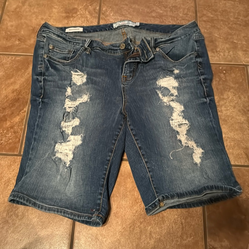 Torrids Destressed Shorts